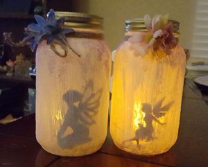 decorative fairy jars