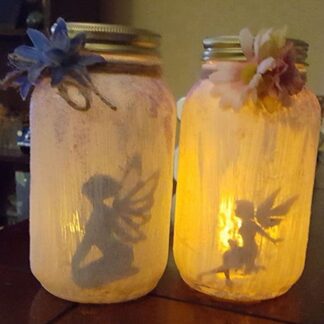 decorative fairy jars